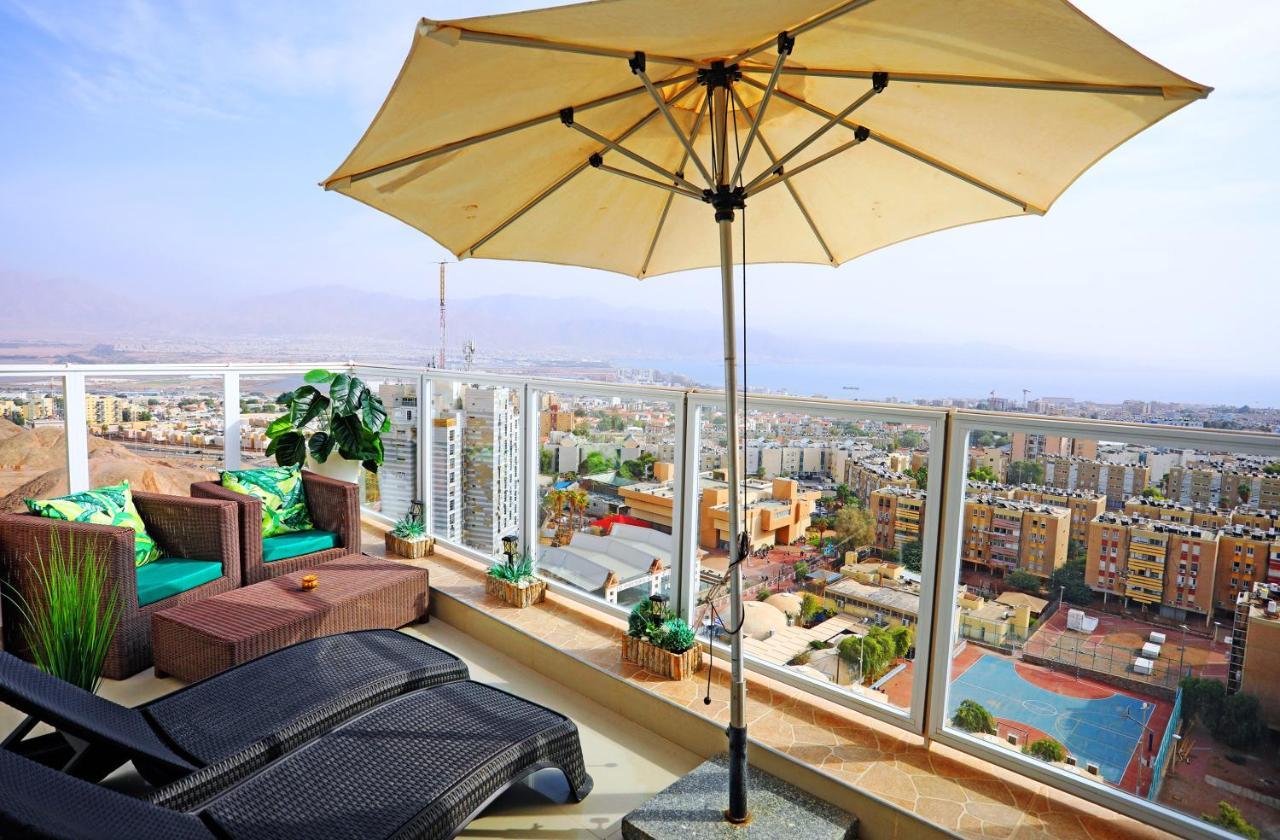★ Amazing View ★ Relaxing Balcony ★ Quiet ★ Leilighet Eilat Eksteriør bilde